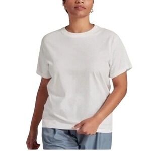 Allbirds Women's Cotton Tee Blizzard White Medium Classic‎ Minimalist AK002OW006